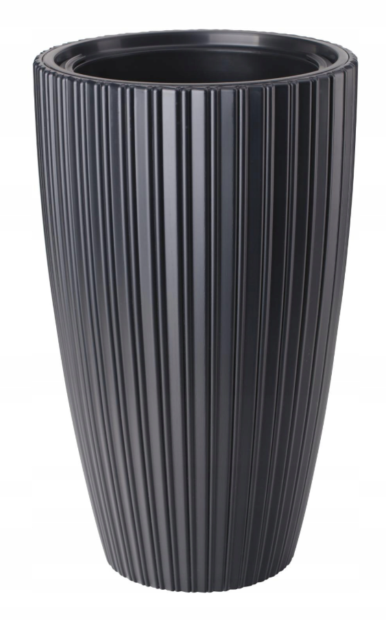 Lillepott 40cm Mika Slim must