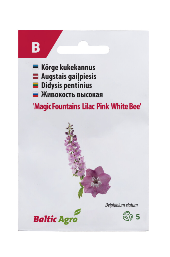 kukekannus lilac pink white bee